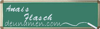 Anais Flasch Visitenkarte
